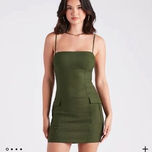 Olive Green Windsor dress (sold out)